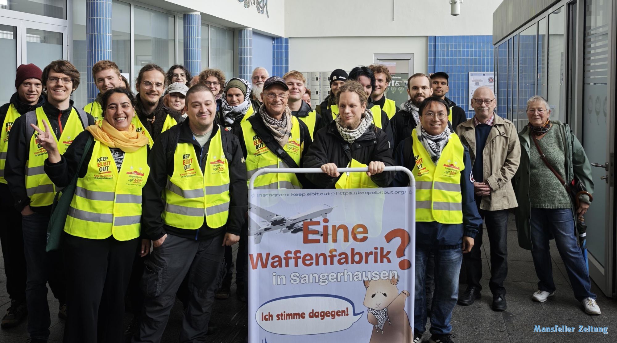 Protest gegen Waffenfabrik gewinnt weiter an Breite