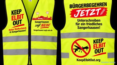 Bürgerbegehren gegen Waffenfabrik: Initiative erreicht 1.000 Unterschriften