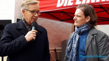 Linken-Chef besucht Eisleben und Hettstedt